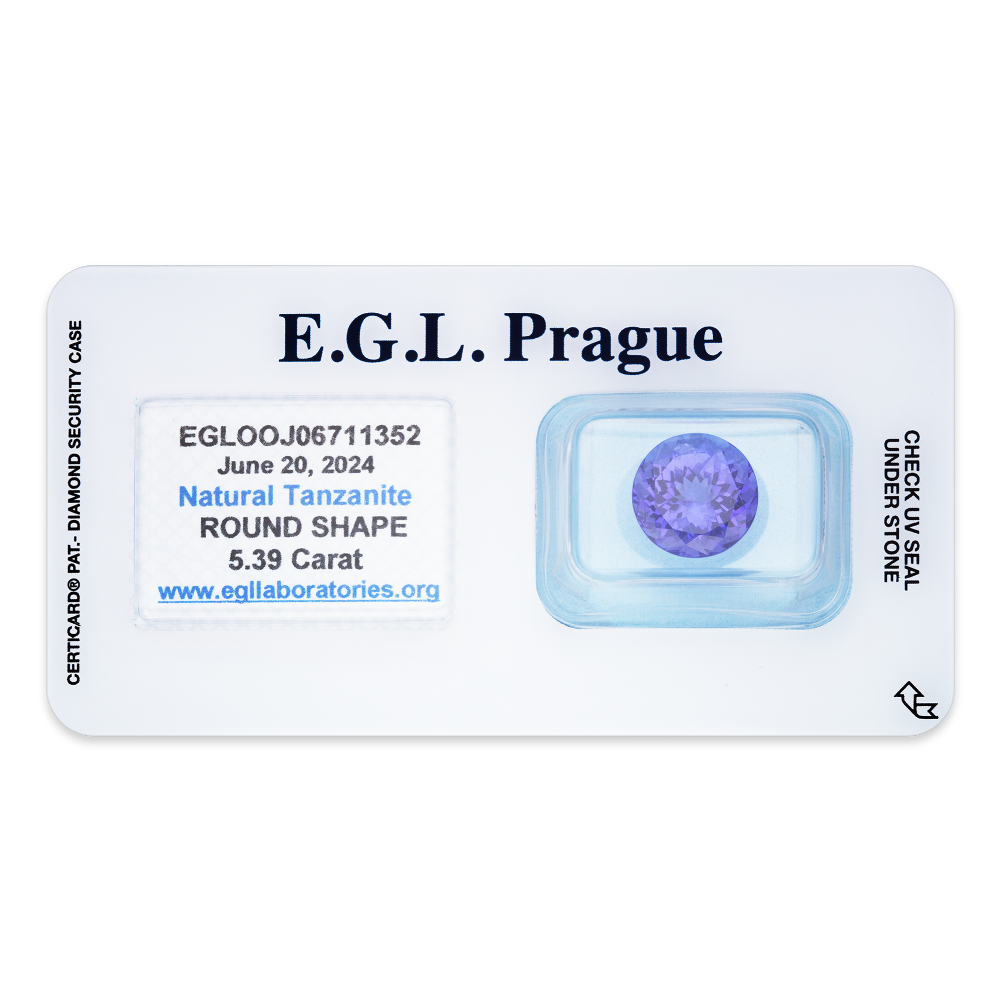 Tanzanite Round 5,39 ct