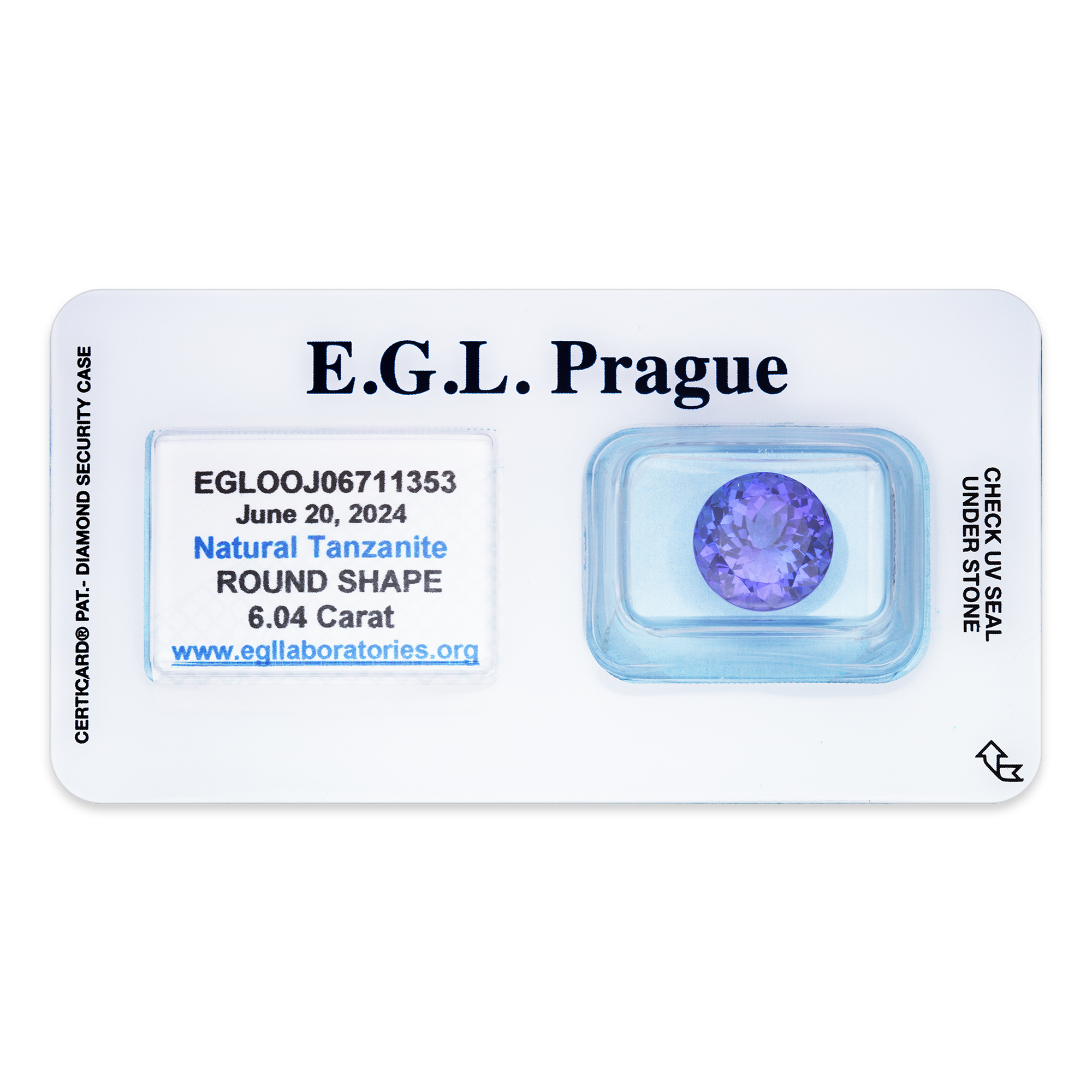 Tanzanite Round 6,04 ct