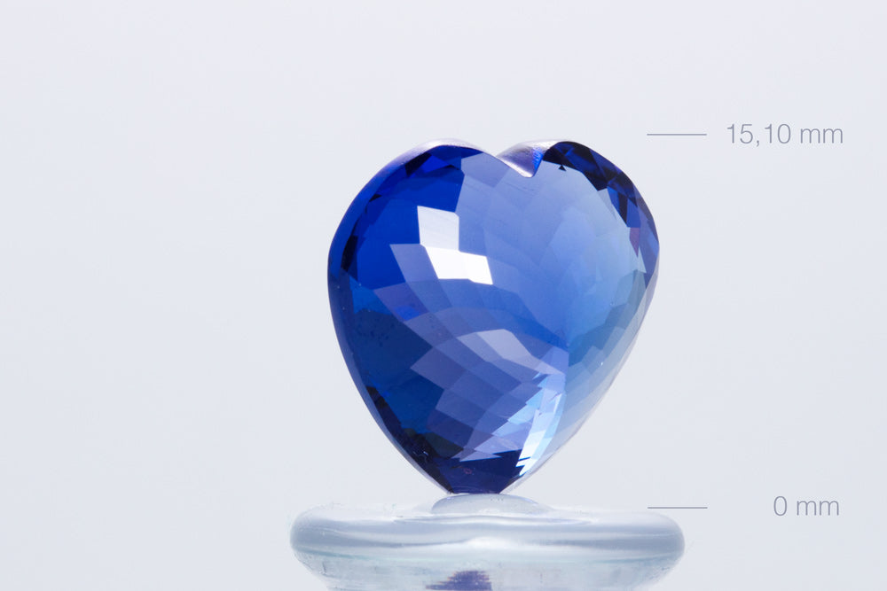 Tanzanite Heart 27,09 ct