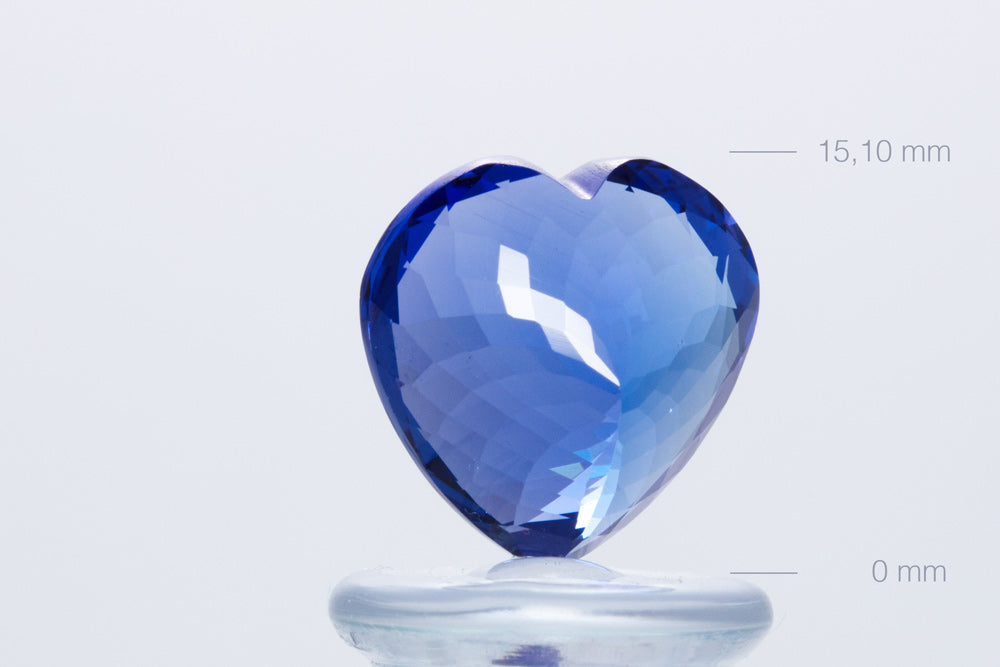 Tanzanite Heart 27,09 ct