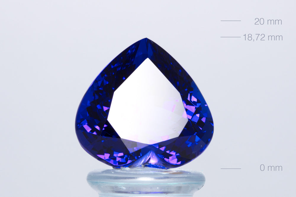 Tanzanite Heart 13,12 ct