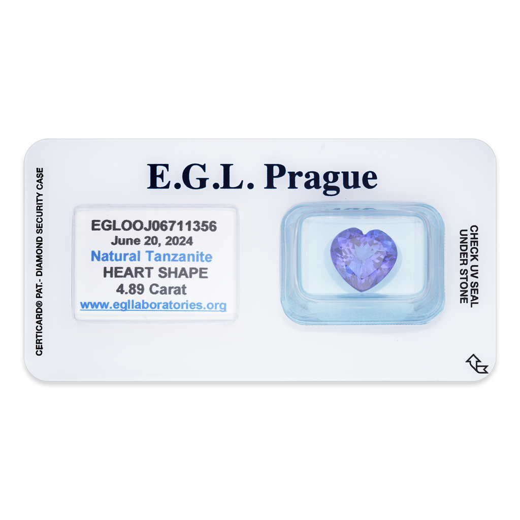 Tanzanite Heart 4,89 ct