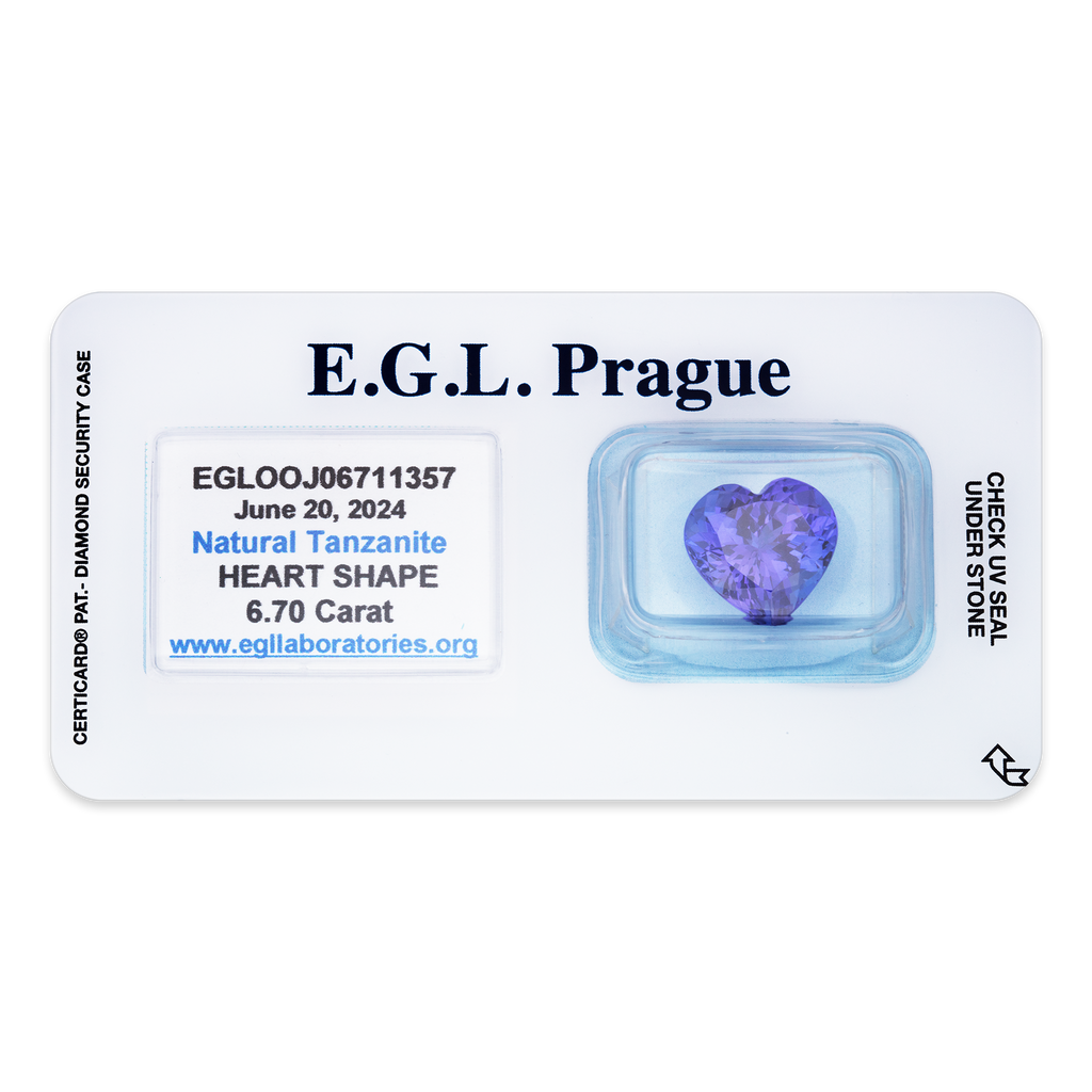 Tanzanite Heart 6,70 ct