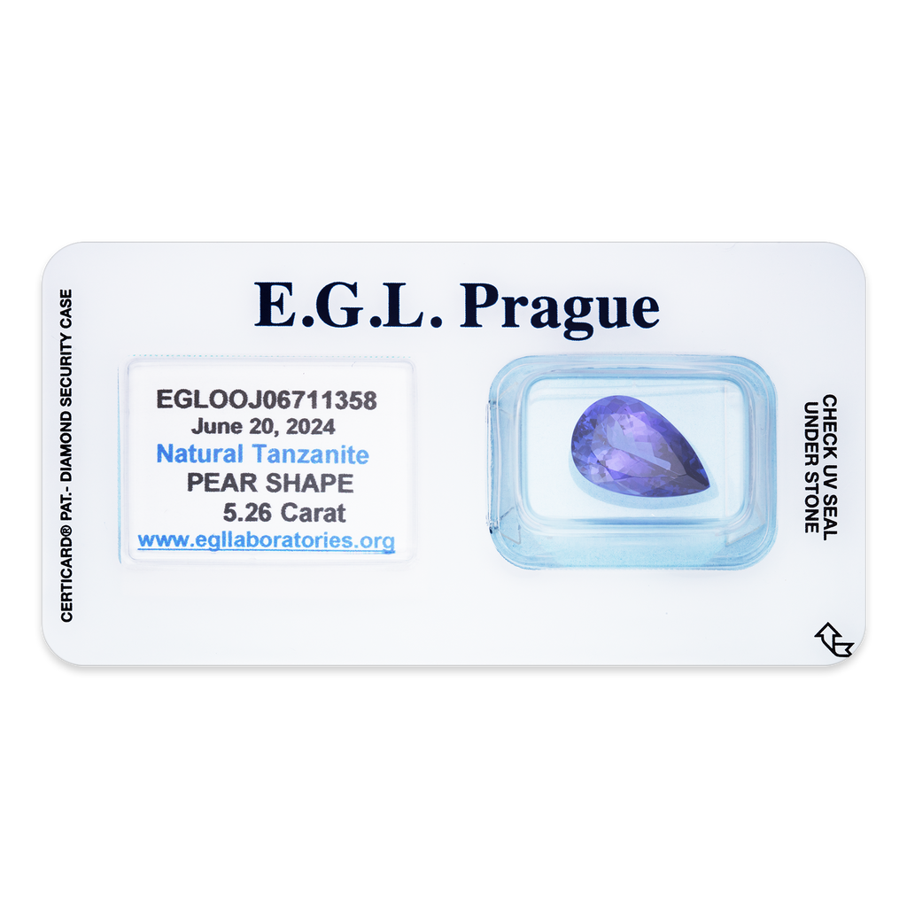 Tanzanite Pear 5,26 ct