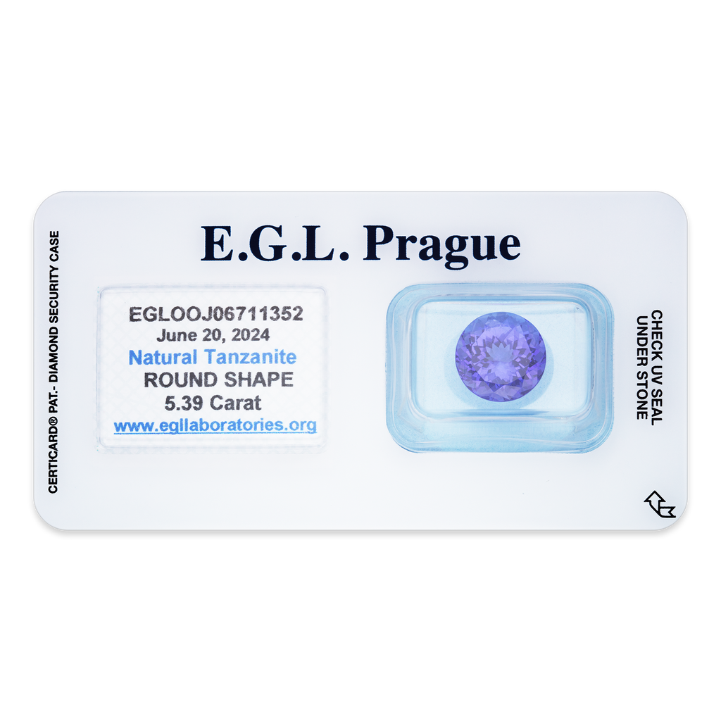 Tanzanite Round 5,39 ct