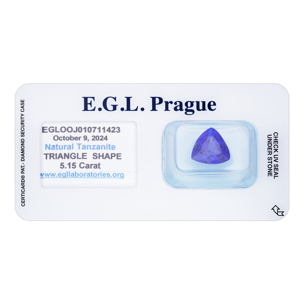 Tanzanite Triangle 5,15ct