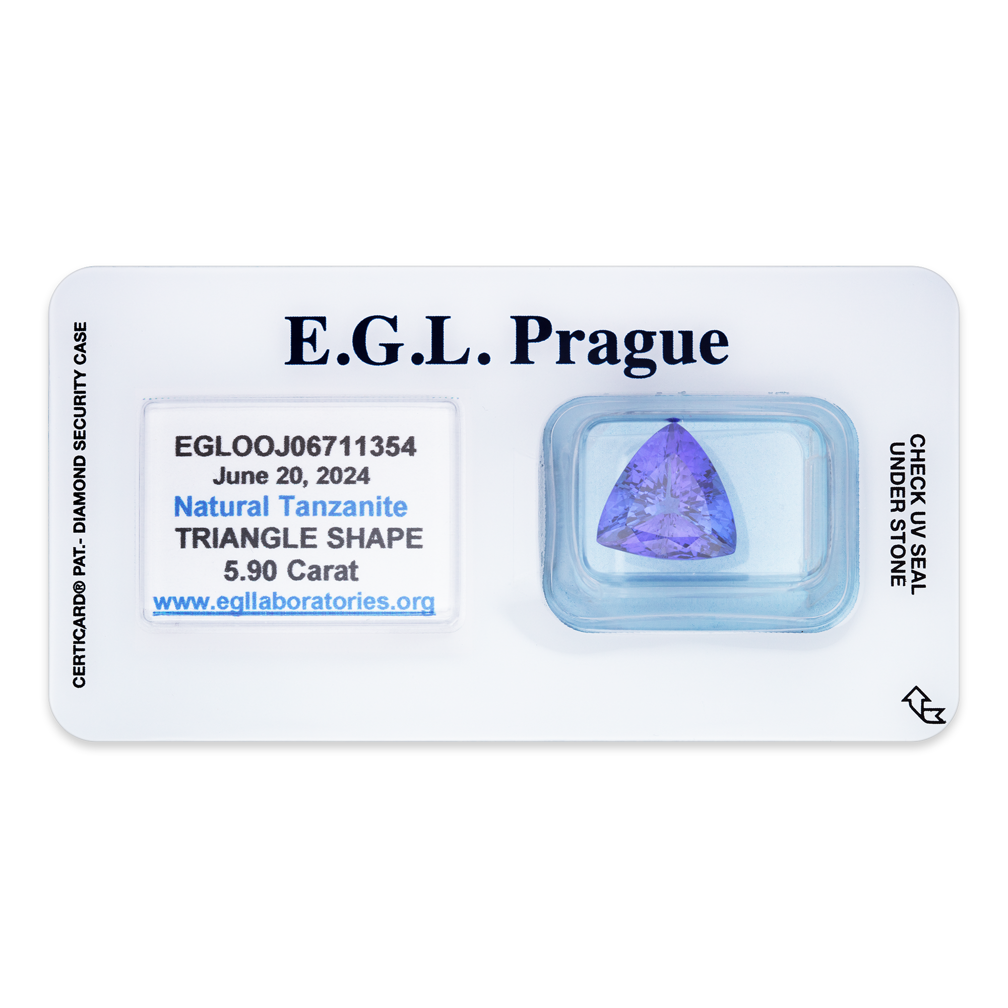 Tanzanite Triangle 5,90 ct