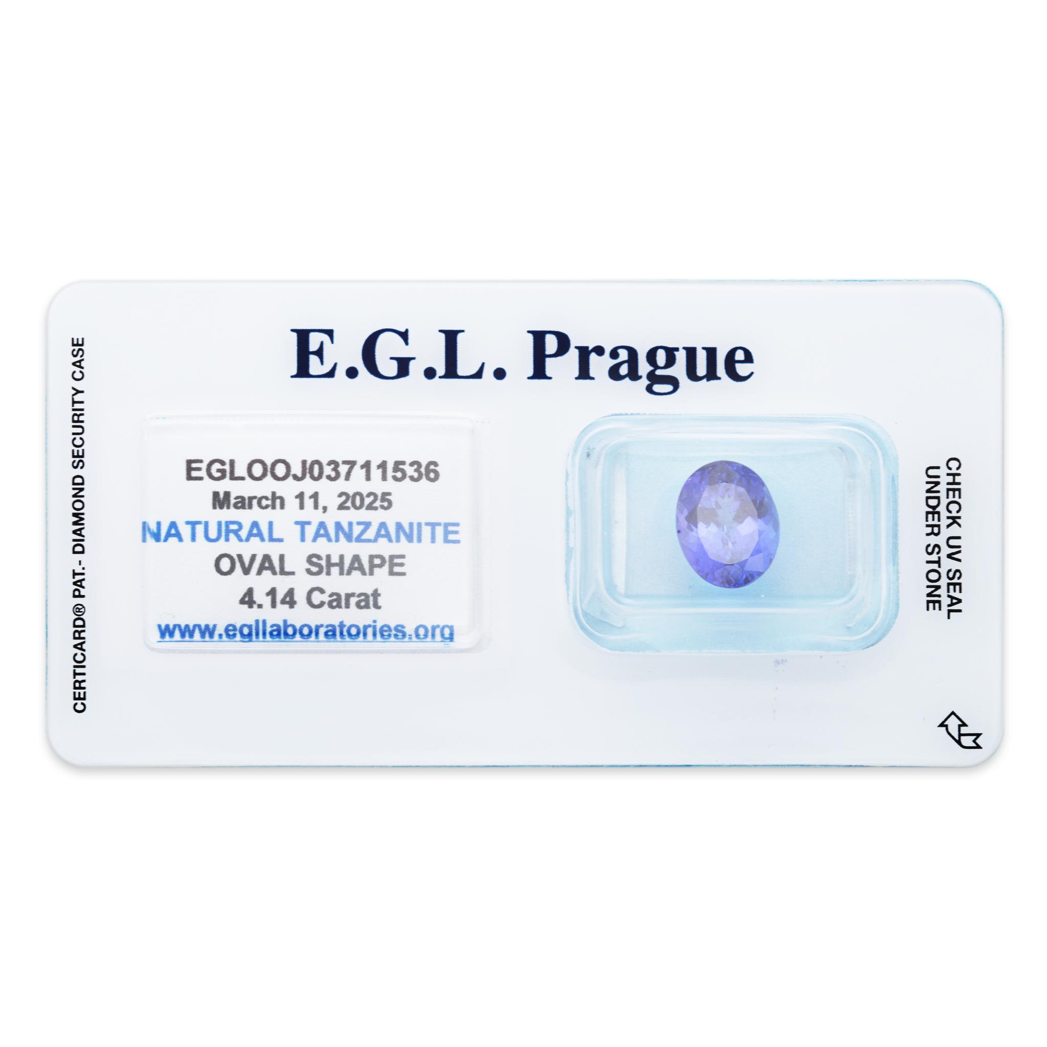 Tanzanite Oval 4,14ct