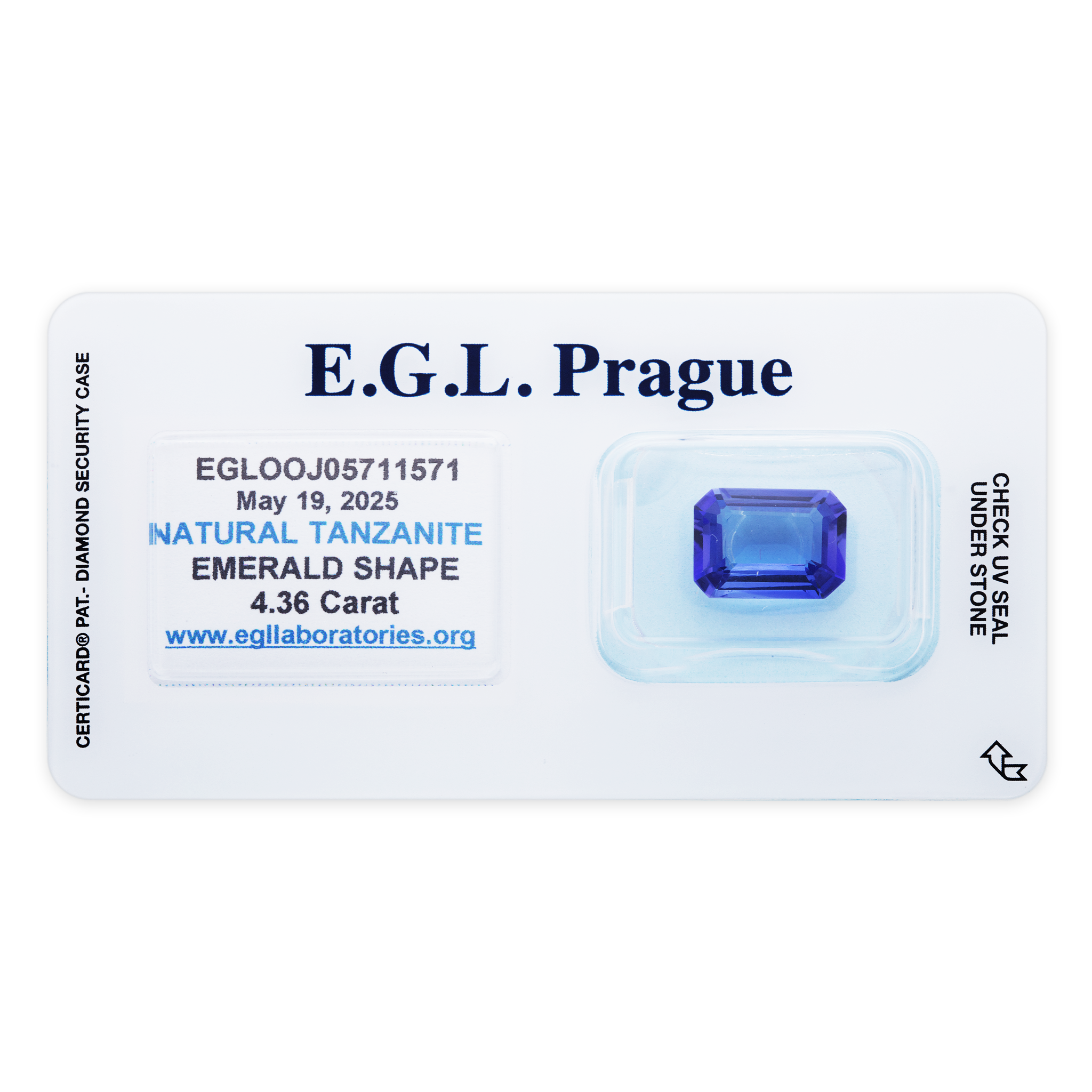 Tanzanite Emerald 4,36 ct