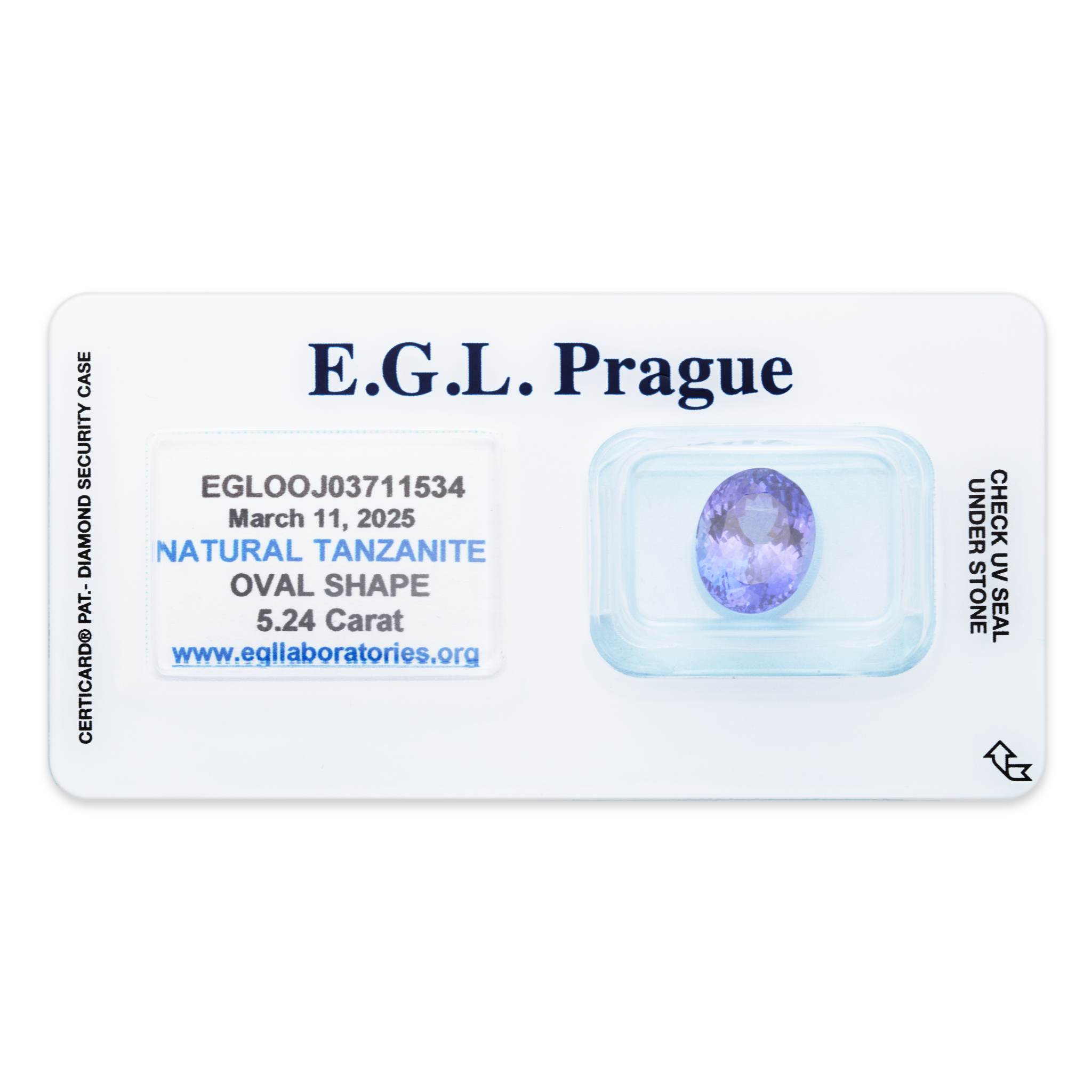 Tanzanite Oval 5,24ct